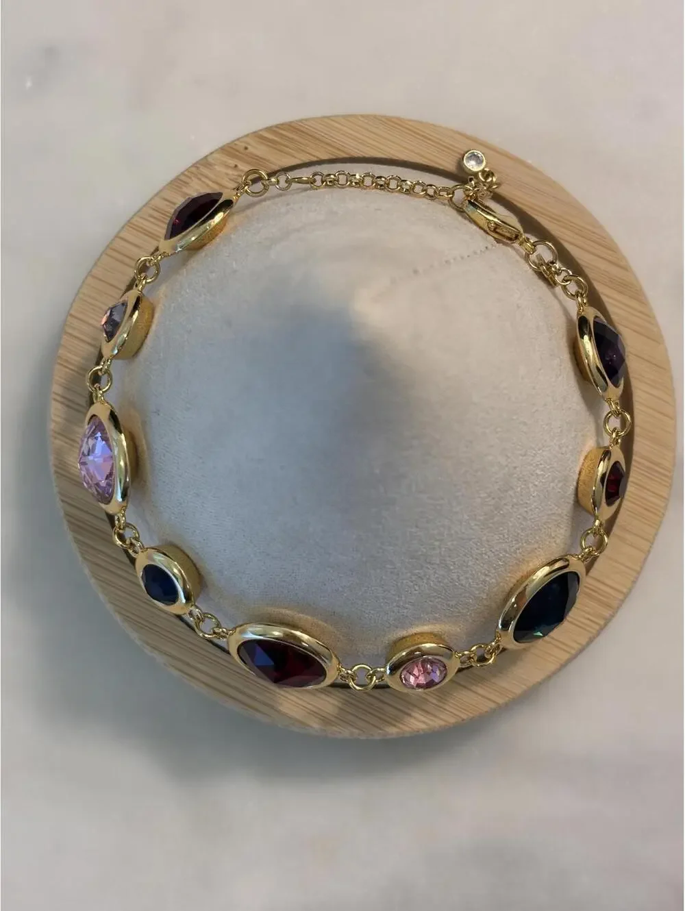 Kate Spade Gold Tone Multi-Color Stone Bracelet - Picture 5 of 5